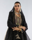 Zivah Apparel Elysian Luxury Pret 3Pc Suit ( Ready To Wear ) Obsidian