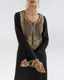 Zivah Apparel Elysian Luxury Pret 3Pc Suit ( Ready To Wear ) Obsidian