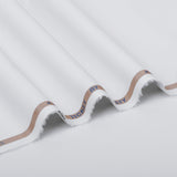 Ticket by Dynasty Fabrics Men's Unstitched Wash & Wear Suit - OFF WHITE