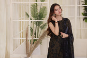 Feathers Premium Whisper of Elan Unstitched Lawn 3Pc Suit Olive Ode-FT673