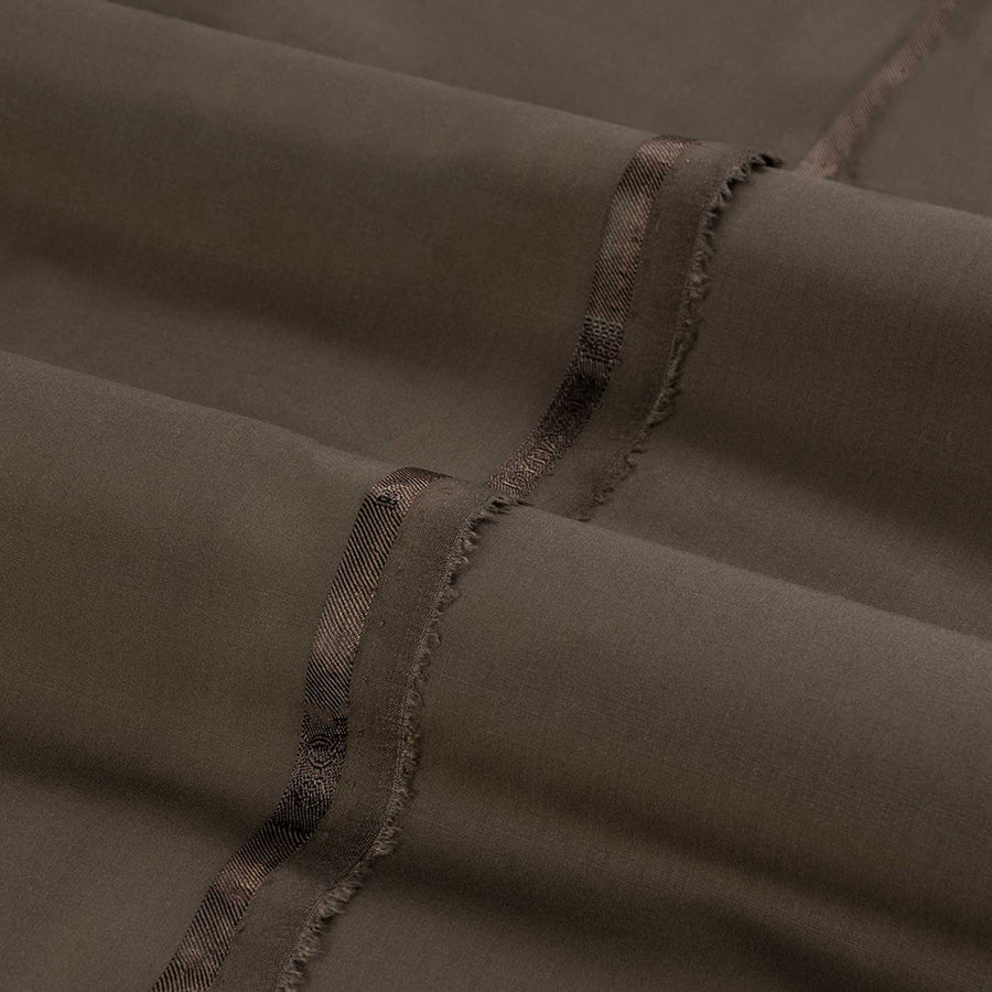 SQ by Dynasty Fabrics Men's Unstitched Wash & Wear Suit - Olive