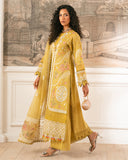 Zivah Apparel Unstitched Embroidered Luxury Lawn 3Pc Suit - Olivine