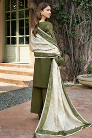 Farasha Embroidered Khaddar Unstitched 3Pc Suit - Olvyn
