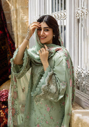 Kahf Premium Embroidered Karandi Unstitched 3Pc Suit KKH-01 PRIMROSE
