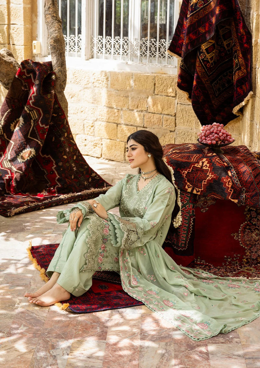 Kahf Premium Embroidered Karandi Unstitched 3Pc Suit KKH-01 PRIMROSE