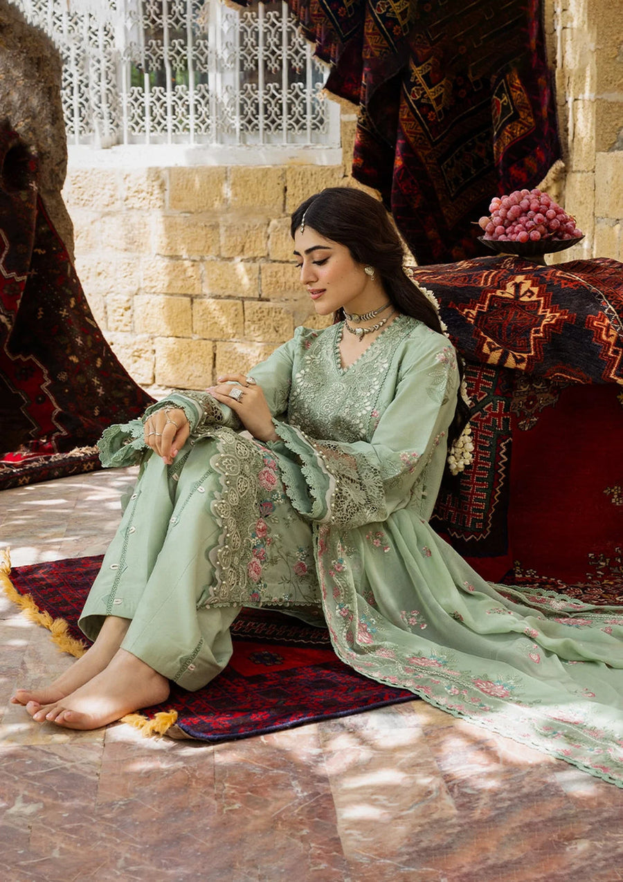 Kahf Premium Embroidered Karandi Unstitched 3Pc Suit KKH-01 PRIMROSE