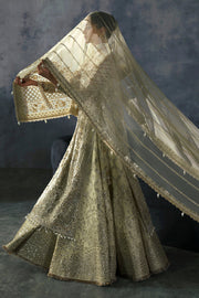 Afrozeh Embroidered Luxury Bridal Organza Unstitched 3Pc Suit AFB-24-06 ORAZIO