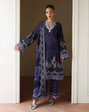 Roheenaz Eclat Gerden Printed Lawn Unstitched 3Pc Suit - ORCHID GARDEN