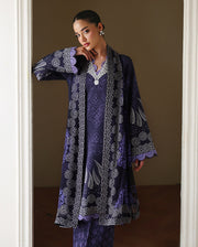 Roheenaz Eclat Gerden Printed Lawn Unstitched 3Pc Suit - ORCHID GARDEN