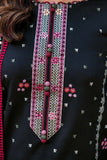 Farasha Summer Essentials Embroidered Lawn Unstitched 3Pc Suit - Ornate Noir