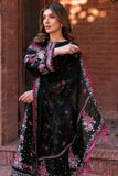 Farasha Summer Essentials Embroidered Lawn Unstitched 3Pc Suit - Ornate Noir