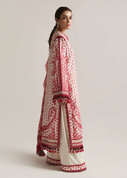 Hussain Rehar Embroidered Luxury Lawn Unstitched 3Pc Suit D-04 ORO
