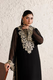 Farasha Luxury Formal Embroidered Chiffon Unstitched 3Pc Suit - Orvelia