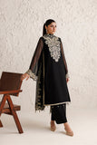 Farasha Luxury Formal Embroidered Chiffon Unstitched 3Pc Suit - Orvelia
