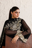 Farasha Luxury Formal Embroidered Chiffon Unstitched 3Pc Suit - Orvelia