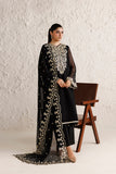 Farasha Luxury Formal Embroidered Chiffon Unstitched 3Pc Suit - Orvelia
