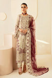 Ramsha Dastoor Embroidered Chiffon Unstitched 3Pc Suit P-103