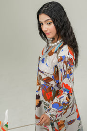 Safwa Printed Lawn Pret 2Pc Suit ( Ready To Wear ) P000911