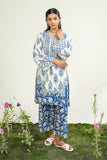Safwa Embroidered Lawn Pret 2Pc Suit ( Ready To Wear ) P000915