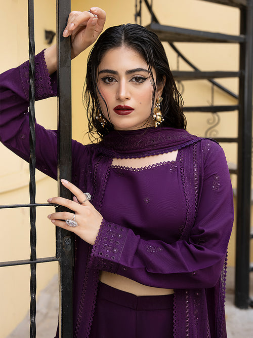 Afsaneh by Mahnur Embroidered Karandi Unstitched 3Pc Suit D-06 Paix