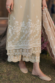 Cross Stitch Eid Lawn Unstitched Embroidered 3Pc Suit D-16 Pale Green
