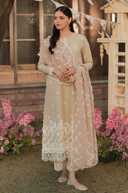 Cross Stitch Eid Lawn Unstitched Embroidered 3Pc Suit D-16 Pale Green