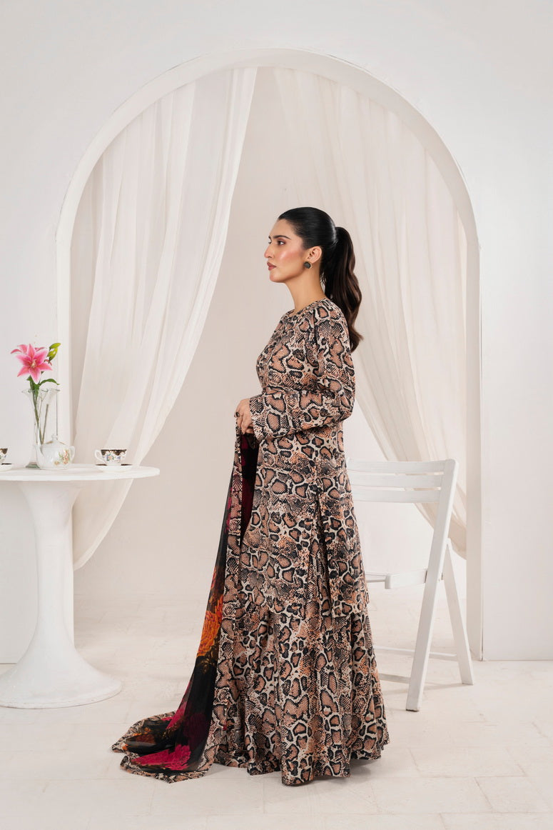 Feathers Premium Printed Lawn Unstitched 3Pc Suit PALESTO-FT715