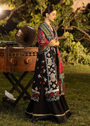 Sadaf Fawad Khan Siraa Embroidered Lawn Unstitched 3Pc Suit D02-A PALM ISLAND