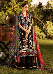Sadaf Fawad Khan Siraa Embroidered Lawn Unstitched 3Pc Suit D02-A PALM ISLAND