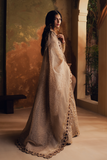 Zarposh Jahanara Festive Embroidered Raw Silk Unstitched 3Pc Suit - PARISA