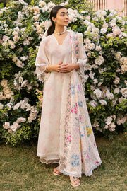 Cross Stitch Premium Embroidered Lawn Unstitched 3Pc Suit - PASTEL BLOOM