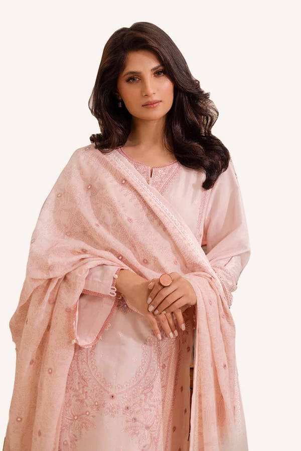 Gul Ahmed Embroidered Lawn Unstitched 3Pc Suit PC-42007