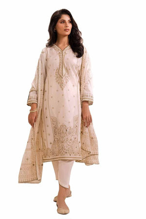 Gul Ahmed Embroidered Lawn Unstitched 3Pc Suit PC-42008