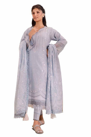 Gul Ahmed Embroidered Lawn Unstitched 3Pc Suit PC-42010