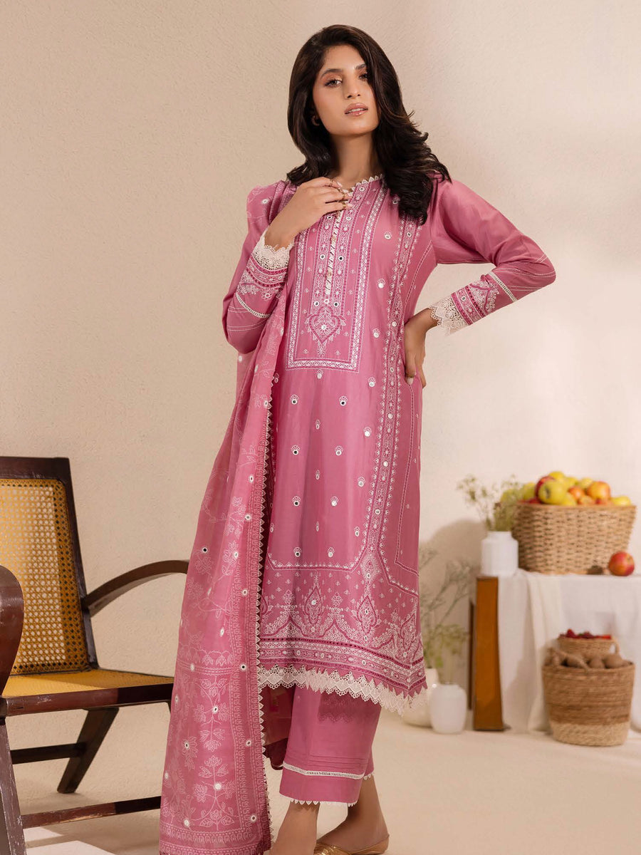 Gul Ahmed Embroidered Lawn Unstitched 3Pc Suit PC-42012
