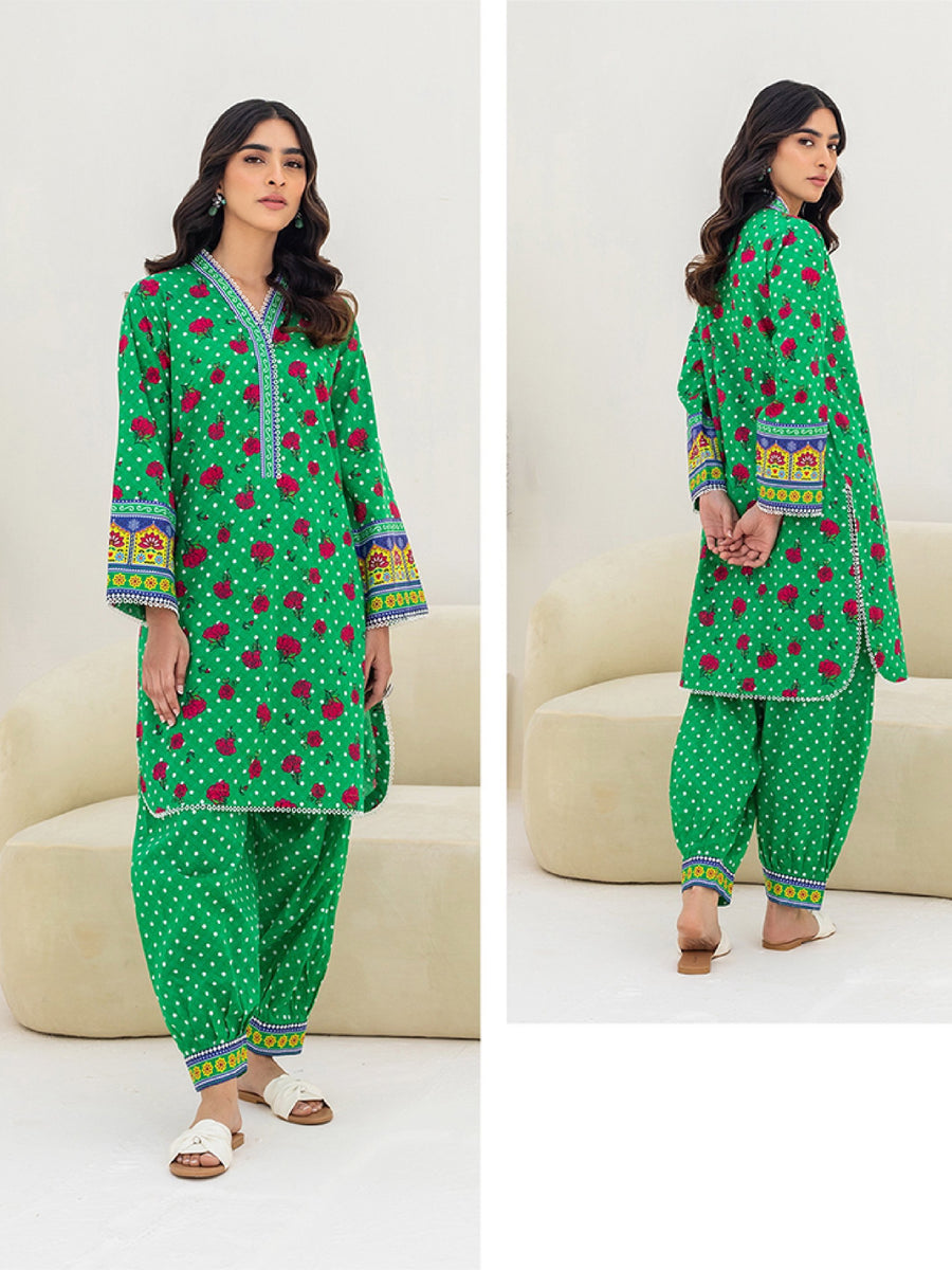 Zellbury Unstitched Printed Lawn 2 Piece Suit WUS23X20214