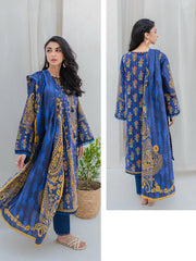 Zellbury Unstitched Printed Lawn 3 Piece Suit WUS23X30339
