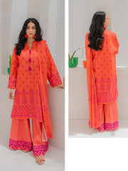 Zellbury Unstitched Embroidered Lawn 3 Piece Suit WUS23E30360