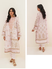 Zellbury Signature Unstitched Embroidered Lawn 3Pc Suit WUS23E30567