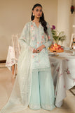 Cross Stitch Eid Lawn Unstitched Embroidered 3Pc Suit D-21 Pearl Floral