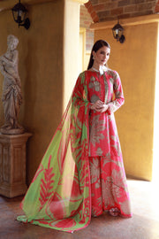 Feathers Stillness In Bloom Unstitched Printed Lawn 3Pc Suit PEONYX-FT532