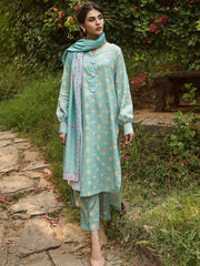 Rang by Motifz Digital Printed Khaddar Unstitched 3Pc Suit 4342-PERIDOT