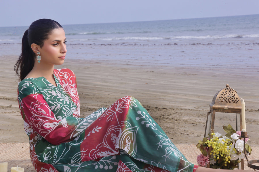 Feathers Whisper Winds Unstitched Printed Lawn 2Pc Suit PINEAR-FT503
