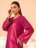 Faiza Faisal FNF Cords Embroidered Lawn Pret 2Pc Suit - PINK CARNATION