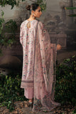 Cross Stitch Luxe Atelier Unstitched Silk 3Pc Suit - PINK CARNATION