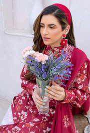 Gardenia by Humdum Embroidered Lawn Unstitched 3Pc Suit D-09