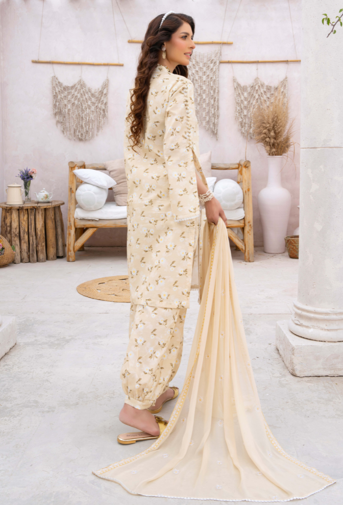 Gardenia by Humdum Embroidered Lawn Unstitched 3Pc Suit D-04