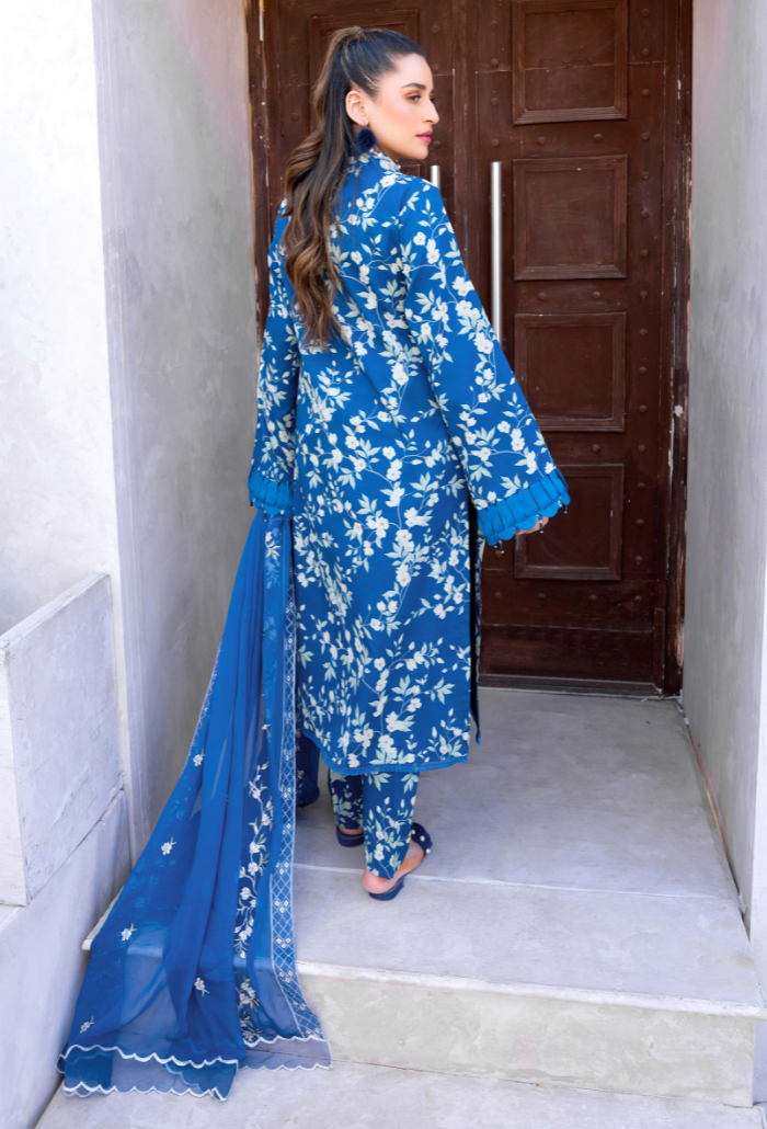 Gardenia by Humdum Embroidered Lawn Unstitched 3Pc Suit D-10