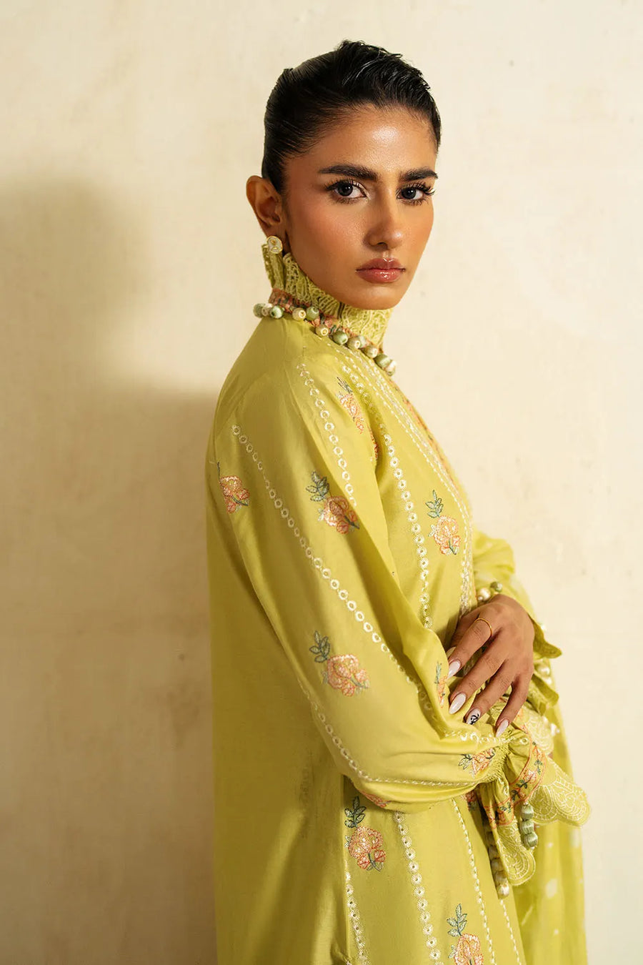 Gul Ahmed Premium Luxury Unstitched Embroidered Lawn 3Pc Suit PM-52010