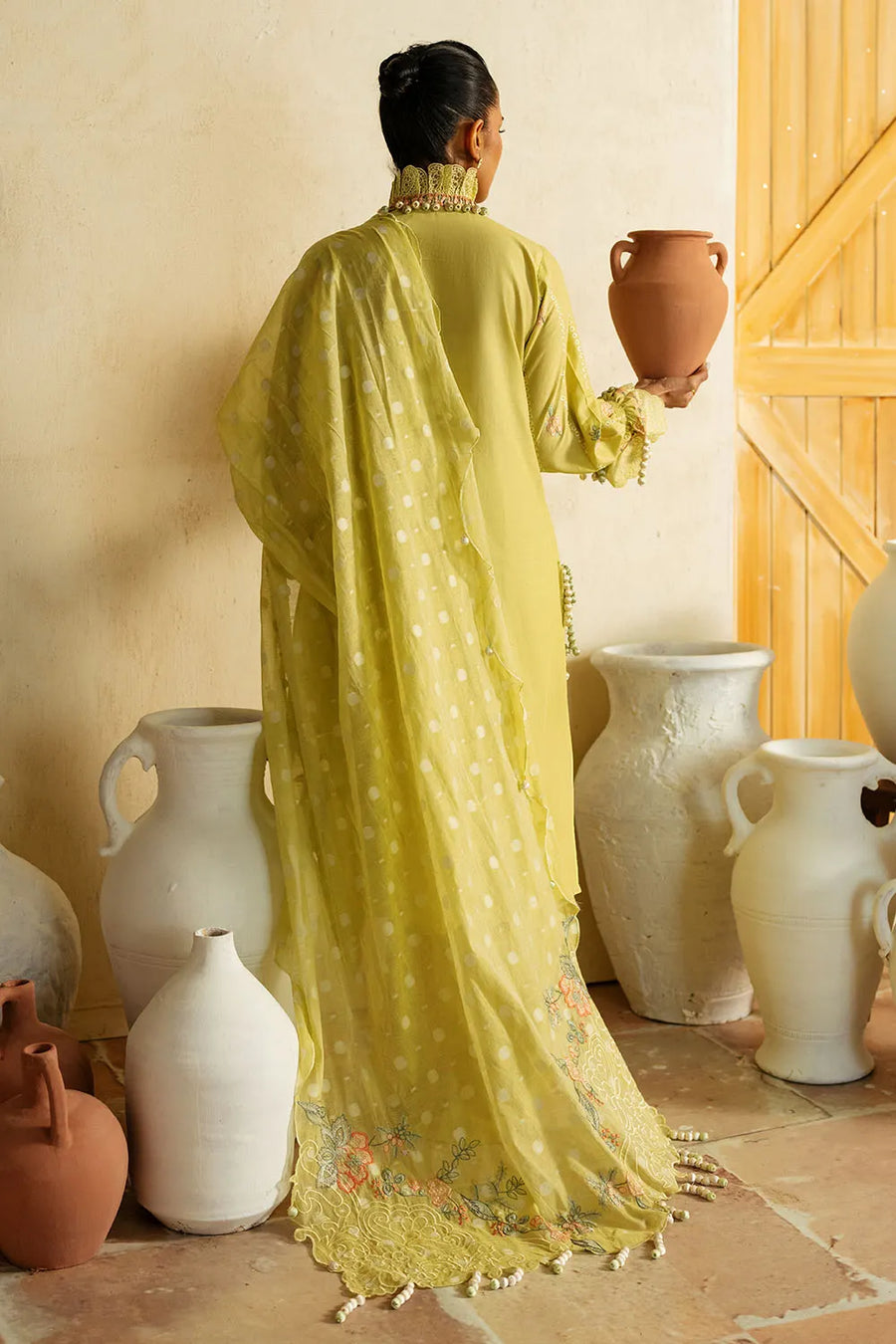 Gul Ahmed Premium Luxury Unstitched Embroidered Lawn 3Pc Suit PM-52010